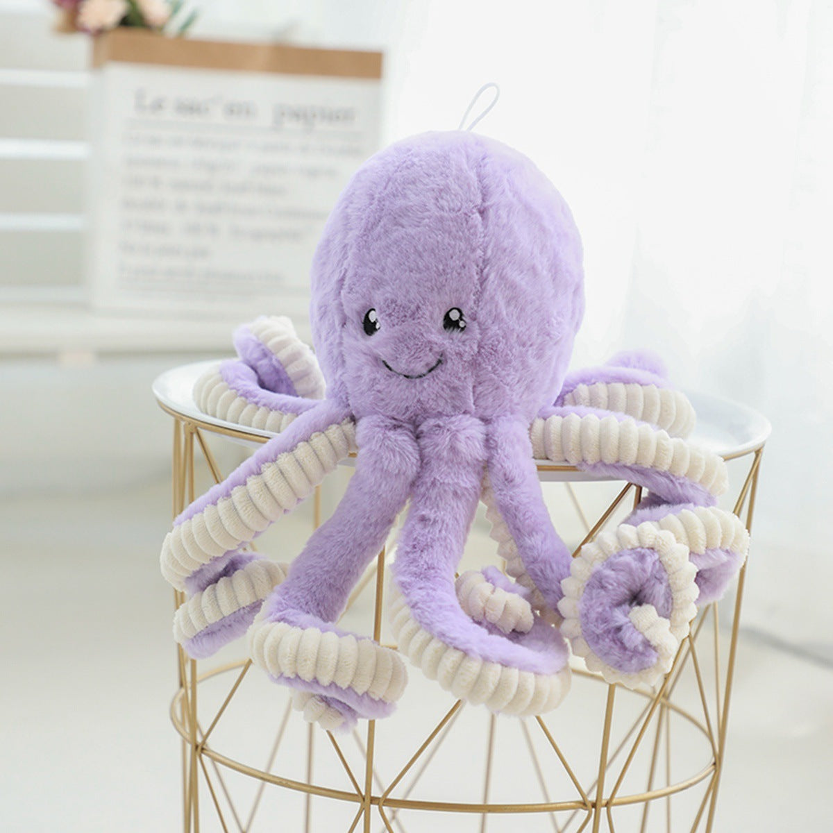 Peluche toute douce Octopus