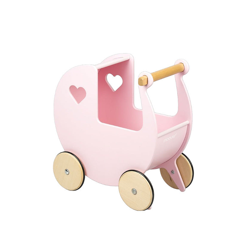 Mon chariot-poussette en bois