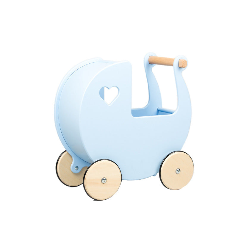 Mon chariot-poussette en bois