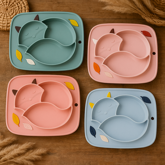 Mon assiette renard anti-glisse