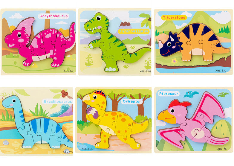 Puzzle Dino en 3D