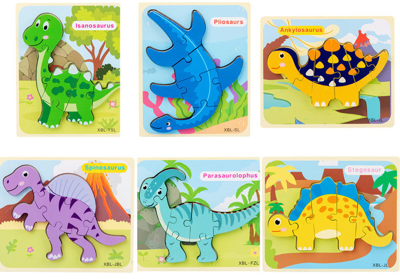 Puzzle Dino en 3D