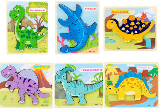 Puzzle Dino en 3D