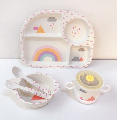 Coffret premier repas en bambou