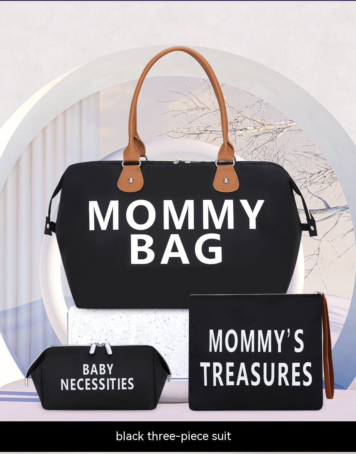 Set de 3 sacs de voyage Maman et Bébé
