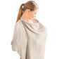Couverture d'allaitement en gaze de coton